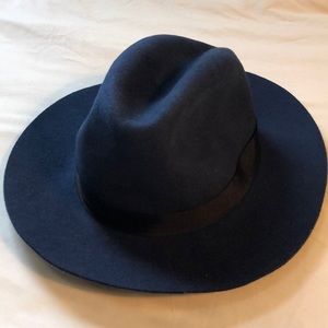 Topman Blue Wide Brim Hat